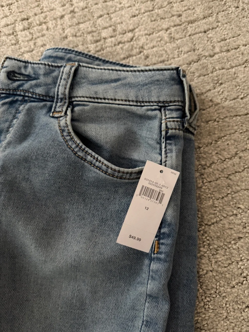 Gap wide leg ankle sweatpants jeans, NWT, 12
